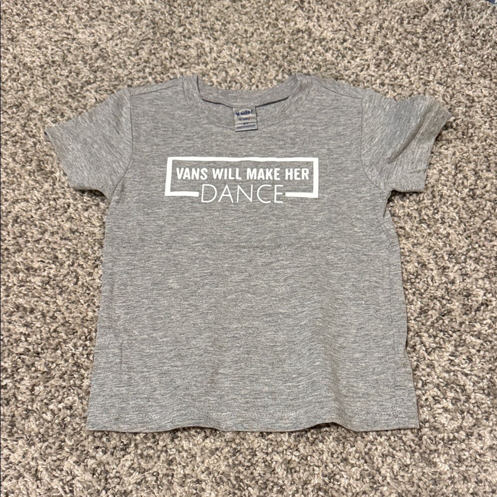 Vans Kids' Grey 'Vans Will Make Her Dance' Short Sleeve Tee